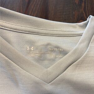 Under Armour Light Gray V-Neck Tee